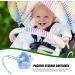 Pomurom Pacifier Holder - Portable Silicone Paci Pouch Case in Pentagram Shape | Travel Baby Pacifier Container with Lanyard | Blue Diaper Bag Accessory - Buy Online on GoSupps.com