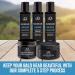 Mountaineer Brand Bald Head Care for Men | Exfoliating Scalp & Face Scrub | All-Natural Cleansing Shampoo & Hydrating Shaving Soap | 4oz Each | International Shipping Available - Buy Online on GoSupps.com
