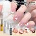 French Tip Nail Polish Set - 4 pcs Gel Art Polish Kit | Classic White Gold Silver Black | Soak Off LED/UV Curing for Manicure Salon - Buy Online on GoSupps.com