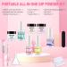 Dip Powder Nail Kit Starter - Nude Pink White Dipping Powder System with Liquids Base & Top Coat Activator Brush Saver for French Nail Art - All Seasons Manicure Set - Buy Online on GoSupps.com