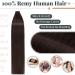 Elailite Tape Extensions - Real Hair Hairpiece 40cm 30g Straight Remy Dark Brown #02 20 Pieces - International Shipping Available - Buy Online on GoSupps.com