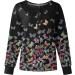 Tunic Ladies Casual Top - Elegant Black Long Sleeve Pullover Sweater Blouse for Women | Oversized Casual T-Shirt - Buy Online on GoSupps.com