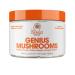 Genius Mushroom - Lions Mane  Cordyceps and Reishi - Nootropic Brain Supplement - Natural Energy  Memory & Liver Support  180 Veggie Pills 180 Count (Pack of 1)