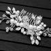 Bride Flower Wedding Hair Vines Crystal Hair Piece Bridal Hair Accessories Pearl Hair Pins Headpieces Accessories Handmade Flower Rhinestone Headpiece for Brides Bridesmaids Women Girls A-Pearl Crystal - Buy Online on GoSupps.com