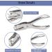200 Pieces Paper Fasteners Brads  Multi Color Mini Brads Round Fasteners with 200 Pieces Silver Washers and Single Hole Metal Punch Pliers  Metal Paper Brads for Craft  Scrapbooking  DIY Supplies - Buy Online on GoSupps.com