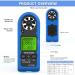 Windometer Digital Anemometer - LCD Wind Speed Meter for Sailing Windsurfing & Fishing | Accurate Air Flow Gauge with Backlight - Model 1-816BH - Buy Online on GoSupps.com