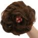 JJstar Messy Hair Bun Scrunchies for Women & Girls - Medium Brown Curly Wavy Synthetic Chignon Accessories - Buy Online on GoSupps.com