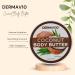 Derma V10 Coconut and Vanilla Body Butter 220ml x2 and Cosmetic Spatula x2 - Moisturising Hydrating and Nourishing Body Cream - Vegan Friendly - Buy Online on GoSupps.com