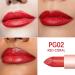 Oulac Moisture Shine Lipstick Red Coral - Vegan Shimmering Lip Care Creamy Texture & Hydration for Luscious Lips - Buy Online on GoSupps.com