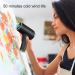 Negative Ionic Hair Dryer - 100W Portable Blow Dryer Fast Drying & Low Noise - Rechargeable 1200mAh for Home & Travel - Professional Black Hair Dryer - Buy Online on GoSupps.com