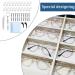 Glasses Repair Set 10 Pairs Silicone Nose Pads & 20 Screws with Cleaning Towels & Tweezers for Sunglasses & Reading Glasses - Buy Online on GoSupps.com