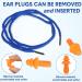 Xuhal 200 Pairs Corded Reusable Silicone Ear Plugs Bulk - Noise Cancelling Hearing Protection for Shooting, Work, Swimming - Individually Wrapped Soft Earplugs for Kids & Adults - 4 Colors - Buy Online on GoSupps.com