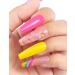 AIMEILI Neon Gel Nail Polish Set - Hot Pink, Yellow, Orange, Blue, Purple - 60ml Total - Kit Set 11 - Buy Online on GoSupps.com