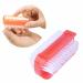 Nail Brush Plastic Handle Soft Bristles Scrubbing Nail Manicure Eco Friendly Dust Brush For Cleaning Nails Hands Toes Home Garden And Salon Use Assorted Colors (1 Pcs)
