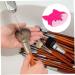 Buy Fox Scrub Makeup Brush Cleaner Mat - Silicone Scrubber & Suction Cup for Easy Cleaning - 17x15cm Rosy| Perfect for All Cosmetic Brushes - Buy Online on GoSupps.com