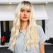HAIRCUBE Curly Synthetic Wig for Women - Very Light Blonde - Ideal for Daily Wear or Cosplay - Buy Online on GoSupps.com