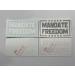 Mandate Freedom Decal - Stars - Truckers for Freedom Vinyl Sticker Auto Car Truck Wall Laptop(White) - Buy Online on GoSupps.com