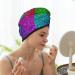 Hair Towel Wrap - Quick-Dry Hair Turban with Button | Colorful Glitter Hair Drying Towel for Effortless Style - Buy Online on GoSupps.com