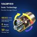 YAGHVEO Sonic Electric Toothbrush for Adults - Deep Clean, 5 Modes, 4 Hours Fast Charge - 50 Days Use (5 Heads, Black) S5505 - Buy Online on GoSupps.com