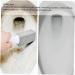 Premium 5-in-1 Cleaning Set: Pumice Stone Cleaner Curved Handle Toilet Bowl Cleaner Remover Scouring Stick for Pool and Bathroom Complete with Tile and Toilet Brush-size1 - Buy Online on GoSupps.com