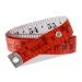 Raajsee Fabric Tape Measure Body Measuring Tape, Soft Fabric Measuring Tape for Sewing Cloth & Weight Loss Medical Body Measurement Nursing Craft 60 inch/150 cm Red