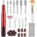 minkissy Electric Nail Drill Kit Manicure Nail Shaper Portable Electric Nail File Nail Pedicure Tools with Nail Drill Bits for Women Girls Acrylic Gel Nails