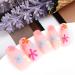 Sethexy Coffin Flower False Nails 24 Stay-True Pink Acrylic Stick-On Nails for Women & Girls | Spring Collection - Buy Online on GoSupps.com