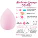 3-Pack Beauty Blender Makeup Sponges for Flawless Makeup Application - Pink+Blue - Buy Online on GoSupps.com