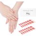 Danni & Toni 28 Self-Adhesive Gel Nail Stickers in Lost Horizon - Salon-Quality Manicure Set with Gradient Light Red Tips - Buy Online on GoSupps.com