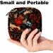 Stylish Menstruation Pad Bags with Zipper | Women's Napkin & Tampon Bags in Heart Pistol & Rose Patterns - Buy Online on GoSupps.com
