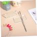 SAFIGLE 3 Pi ces Palette Verre pour Nail Art de Plaques Pousse Cuticules Acier Inoxydable Outils de M lange Toning pour Vernis Ongles - Buy Online on GoSupps.com