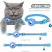 Reflective Airtag Cat Neck Band | Integrated Cat Necklace with Holder & Bell for Kittens & Puppies (Blue) - Buy Online on GoSupps.com