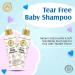 Mom & World Tear Free Baby Shampoo with Organic Moroccan Argan Oil and Oats Extract 200ml - Gentle and Nourishing Formula - Buy Online on GoSupps.com