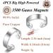 Vicmag Magnetic Copper Rings for Women - 4X Strength, 3500 Gauss Magnets, Adjustable, 100% Pure Copper - 2PCS (Silver) | Jewelry Gift Box - Buy Online on GoSupps.com