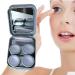 Travel Contact Case - Contact Lens Storage Box Contact Lens Holder Kit Contact Box with Tweezers Solution Bottle for Daily and Outdoor Use Pochy Purple - Buy Online on GoSupps.com