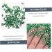 FOMIYES Metal Epoxy 1 Glass Chip Nail Stickers Thick 3D Metal Filler 0.5X0.3cm Green - Buy Online on GoSupps.com