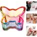 Baluue Dappen Dish Butterfly Shaped Glass Crystal Dappen Dish Cup Nail Art Liquid Powder Nail Crystal Bowl Glassware Tools for Nail Art Manicure 5.00X4.20X2.50CM - Buy Online on GoSupps.com