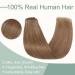 Clip in Hair Extensions Real Human Hair 8 Pieces Hair Extensions Clip in 20" Clip in Hair Extension Human Hair 70g Human Hair Extensions (Thin Weft) #12 Golden Brown - Buy Online on GoSupps.com
