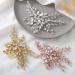 Easedaily Silver Crystal Wedding Hair Comb - Bridal Rhinestone Headpiece for Women and Girls - Buy Online on GoSupps.com