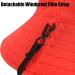 Reversible Waterproof Bucket Rain Hat | Water Repellent | Removable Chin Strap | Small-Medium Black/Red | Women's/Ladies Summer Hat - Buy Online on GoSupps.com