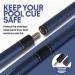 LING LI TE LLT 58-Inch Segmented Matte Glass Fiber Graphite Composite Billiard Cue - Blue 20oz - Buy Online on GoSupps.com