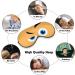 Kawaii Cartoon Face Expression Sleep Mask - Adjustable Super-Smooth Blindfold for Men and Women - Ideal for Travel and Naps - Buy Online on GoSupps.com