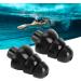 Buy Black Reusable Ear Plugs - Waterproof Noise Reduction & Swimming Earplugs with Multi-Mode Filter - Buy Online on GoSupps.com