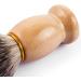 QSHAVE 100% Pure Badger Hair Shaving Brush Handmade with Real Wood Base - Ideal for Wet Shave, Safety Razor, Double Edge Razor - Buy Online on GoSupps.com