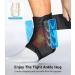 Buy Fast Velcro Lace Up Ankle Brace for Men & Women | Snug-Fit Ankle Support with 2 Pads | Breathable Stabilizer for Sprains | S(11-12in) | International Shipping - Buy Online on GoSupps.com