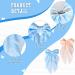 Silky Satin Hair Bows 2 PCS Big Pink/Blue Bow Hair Clips Set Bowknot Metal Spring Clip Oversized Long Tail Hair Ribbons Ponytail Holder French Hair Barrettes Hair Styling Accessories for Women - Buy Online on GoSupps.com