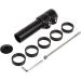 Emoly Bike Fork Stem Extender | MTB Handlebar Riser | Aluminum Alloy Head Up Adapter | Mountain Bike Road BMX | Extended Edition (Black) - Buy Online on GoSupps.com