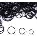 Hoyols 600pc Mixed Black Rubber Bands Set for Girls Kids - Mini Hair Ties & Ponytail Holders Assortment - Buy Online on GoSupps.com