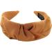 axy Elegant Headband in Fashionable Design Beautiful Women's Headband Hair Accessories HRM3 (Orange Brown) orange-brown - Buy Online on GoSupps.com