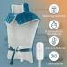 Comfytemp Weighted Heating Pillow for Back Neck & Shoulder Relief | 1kg Electric Heating Pad with 3 Levels & 2-Hour Auto Shut-Off | Washable Back Warmer 56x85 cm - Buy Online on GoSupps.com